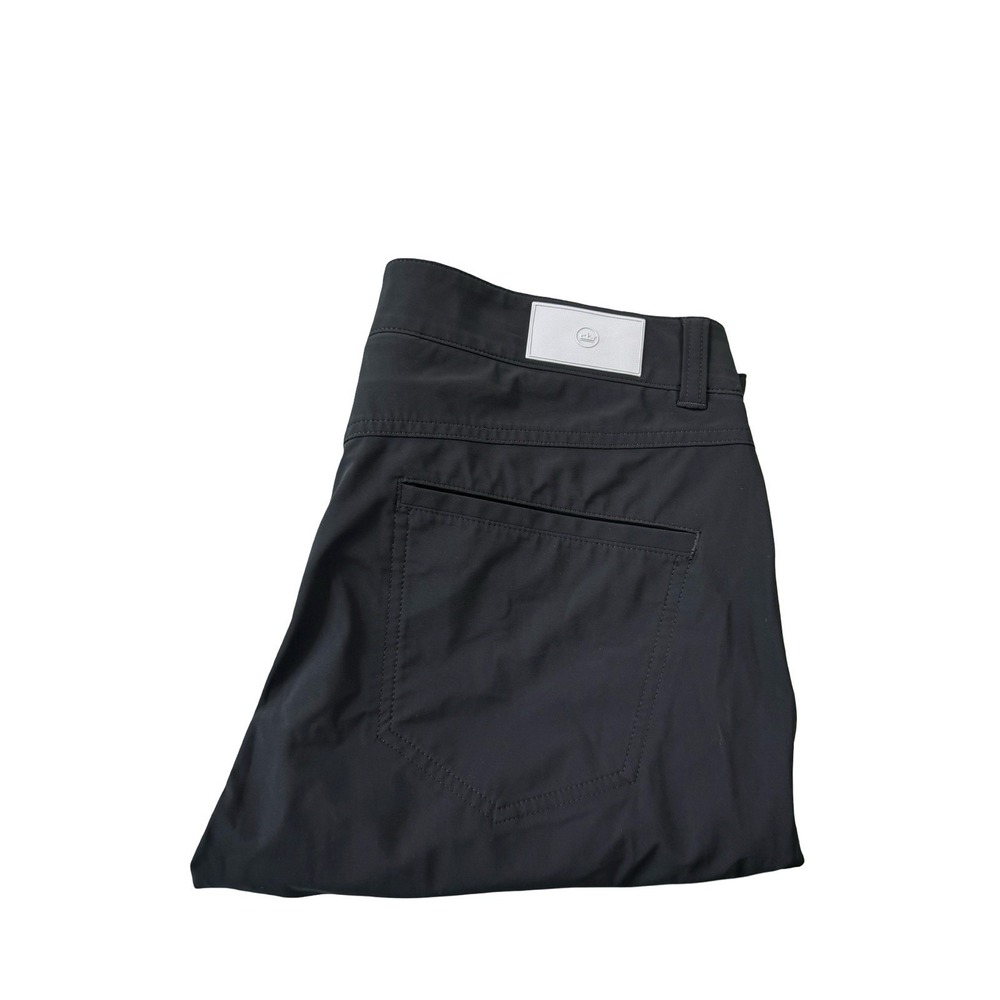 Peter Millar Crown Crafted Black Performance 5 Pocket Mens Golf Pant Size 34X32